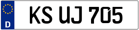 Truck License Plate